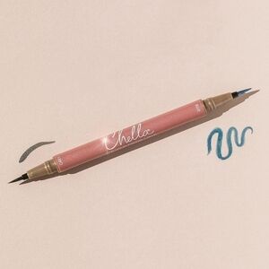Chella Dual Liquid Eyeliner Pearl in Pearl Gray & Blue